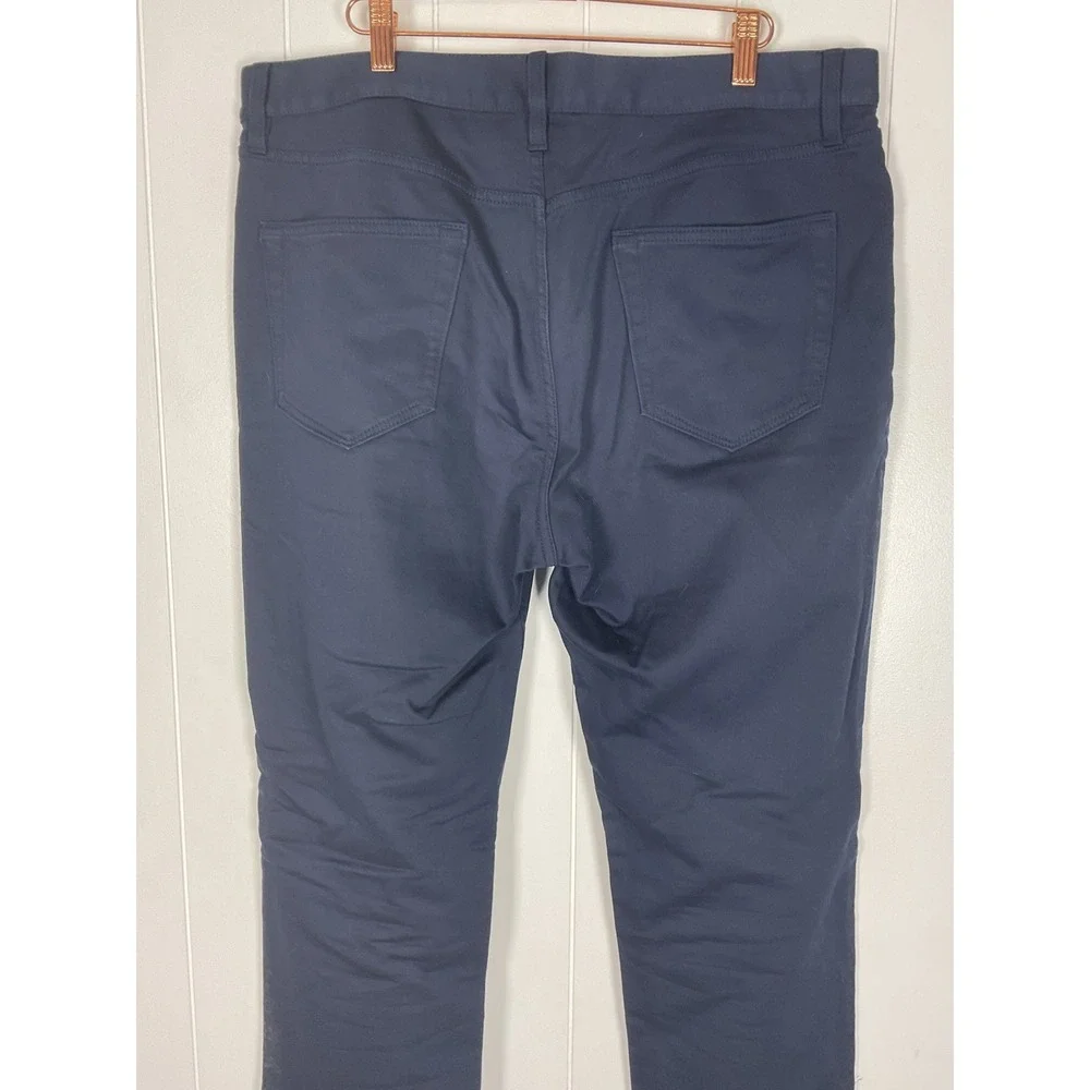 Banana Republic‎ Men's Traveler Navy Slim Fit 5 Pocket Pants SZ 35